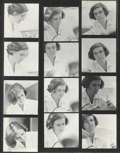 1.	Ilze Lakstīga foto kolāžā, Denvila (?), N.D. praksē, 1971.